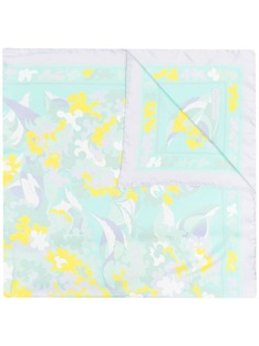 Emilio Pucci твиловый платок с принтом Ortensie