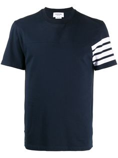 Thom Browne футболка с короткими рукавами и полосками 4-Bar