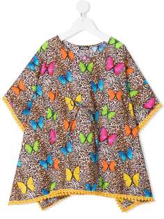 Mc2 Saint Barth Kids платье с леопардовым принтом