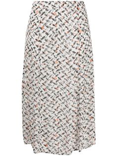 Lala Berlin юбка с геометричным принтом и завышенной талией