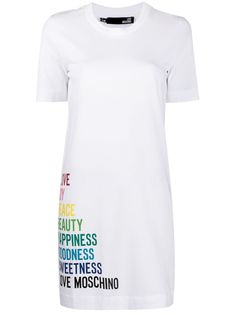 Love Moschino платье с графичным принтом