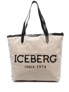 Iceberg сумка-тоут с логотипом