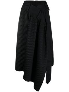 Rokh юбка асимметричного кроя с плиссировкой