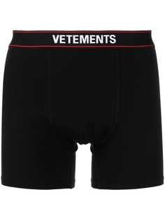 VETEMENTS трусы-брифы из джерси с логотипом