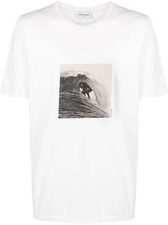 Saint Laurent футболка с принтом Surfer