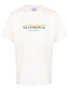 VETEMENTS футболка с логотипом