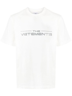 VETEMENTS футболка с логотипом