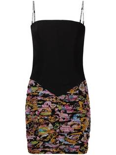 Versace Jeans Couture приталенное платье на тонких бретелях