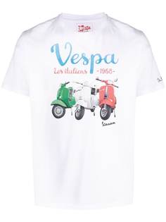 Mc2 Saint Barth футболка с принтом Vespa Les Italiens