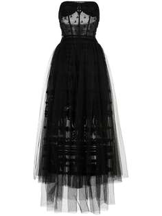 Ermanno Scervino платье миди из тюля