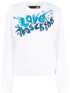 Love Moschino толстовка с логотипом