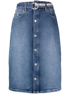 Calvin Klein Jeans джинсовая юбка миди