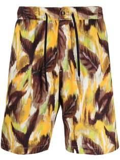 Pt01 шорты с принтом