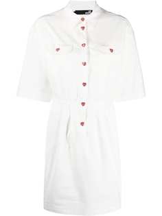 Love Moschino платье-рубашка с пуговицами