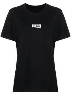 MM6 Maison Margiela футболка с нашивкой-логотипом