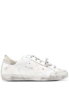 Golden Goose кеды Superstar с эффектом потертости