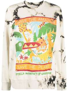 Stella McCartney толстовка с принтом из коллаборации с Greenpeace