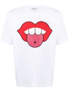 LANVIN футболка с нашивкой