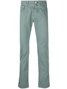 Jacob Cohen прямые брюки чинос с нашивкой-логотипом