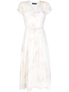 Polo Ralph Lauren платье с запахом и цветочным принтом