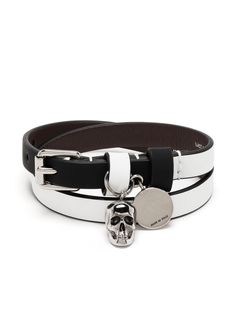 Alexander McQueen браслет с декором Skull