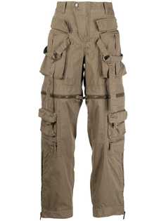 Dsquared2 брюки Aviator с молниями