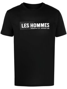Les Hommes футболка с логотипом