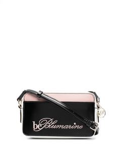Blumarine сумка в стиле колор-блок с логотипом