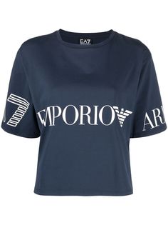 Ea7 Emporio Armani футболка с логотипом