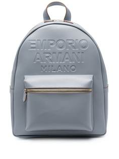 Emporio Armani рюкзак из искусственной кожи с тисненым логотипом