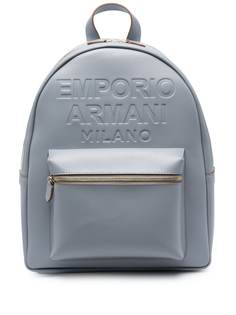 Emporio Armani рюкзак из искусственной кожи с тисненым логотипом