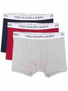 Polo Ralph Lauren комплект из трех пар боксеров с логотипом
