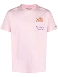 Mc2 Saint Barth футболка с карманом и вышивкой