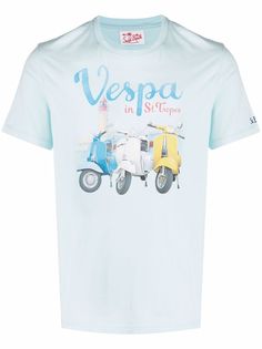 Mc2 Saint Barth футболка с принтом Vespa