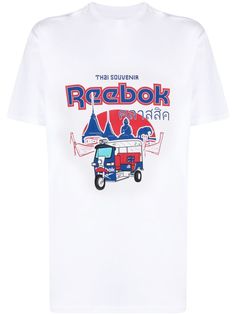 Reebok футболка с графичным принтом