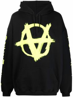 VETEMENTS худи Anarchy Gothic с логотипом