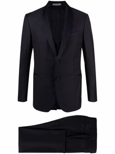 Corneliani костюм-тройка с однобортным пиджаком