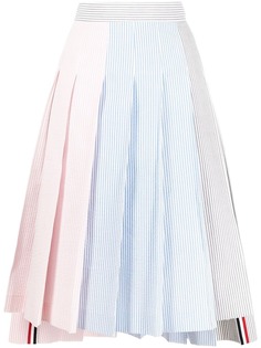 Thom Browne юбка Funmix из сирсакера