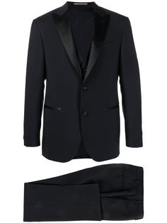 Corneliani вечерний костюм с двубортным пиджаком