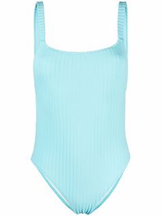 Solid & Striped купальник в рубчик с вырезом на спине