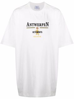 VETEMENTS футболка с принтом Antwerpen