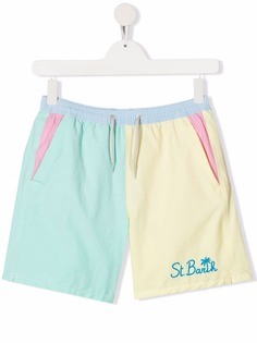 Mc2 Saint Barth Kids плавки-шорты в стиле колор-блок