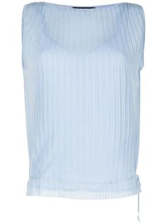 Emporio Armani топ в рубчик