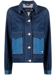 Scotch & Soda двухцветная джинсовая куртка