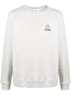 Etudes толстовка из органического хлопка с вышитым логотипом