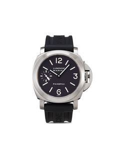 Panerai наручные часы Luminor Marina Titanium Brown pre-owned 43 мм 2001-го года