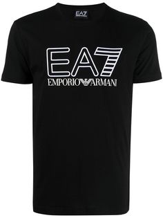 Ea7 Emporio Armani футболка с логотипом