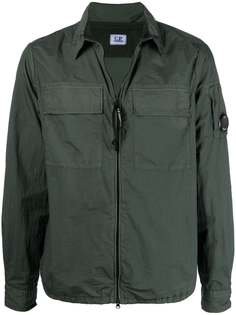 C.P. Company куртка-рубашка на молнии с карманами