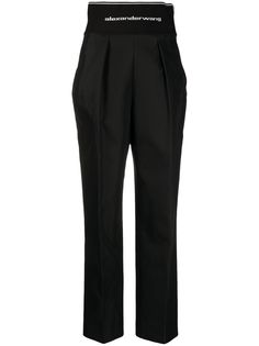 Alexander Wang брюки с логотипом