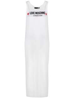 Love Moschino платье-футболка с логотипом